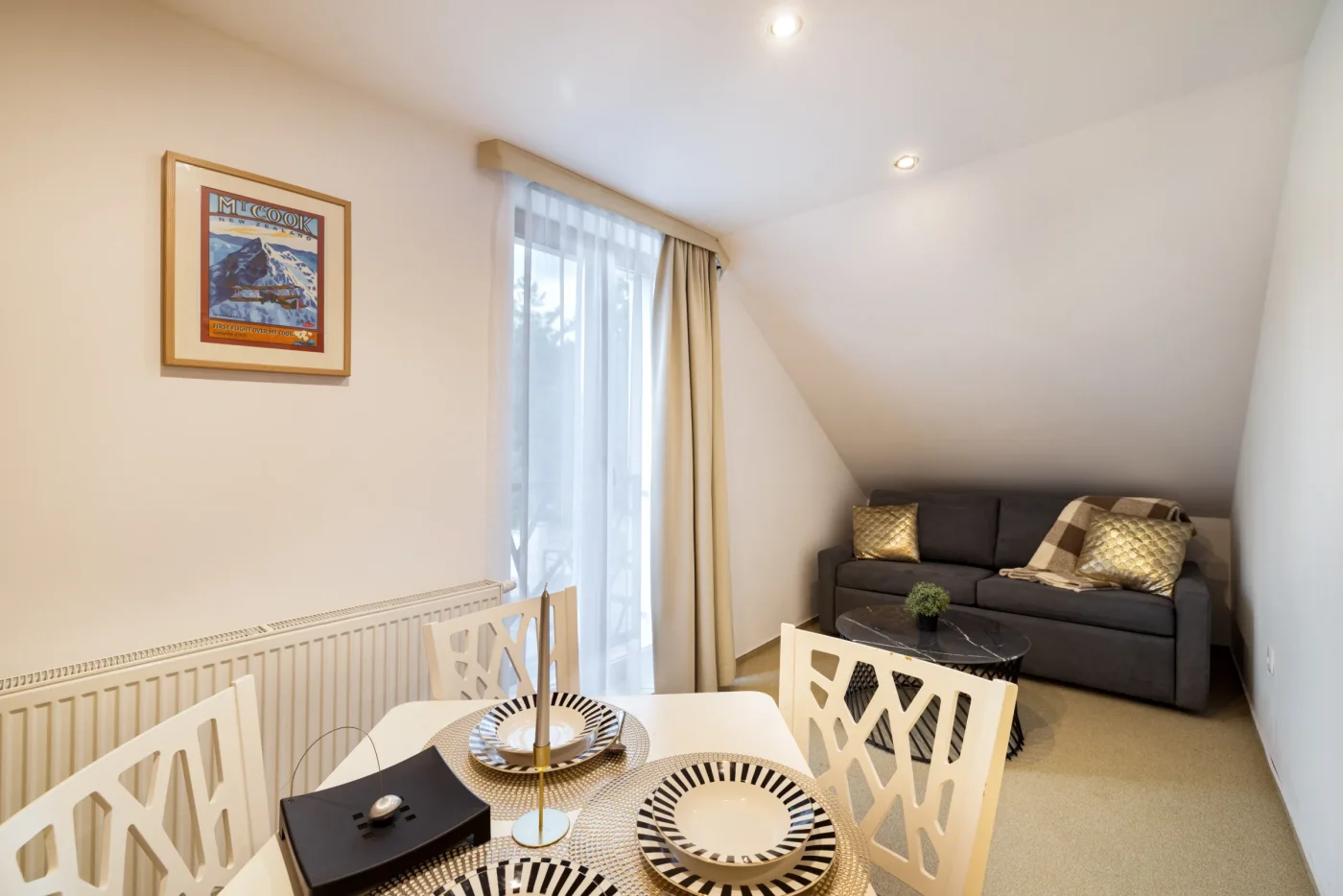 Interiér apartmánu Villa Bellevue