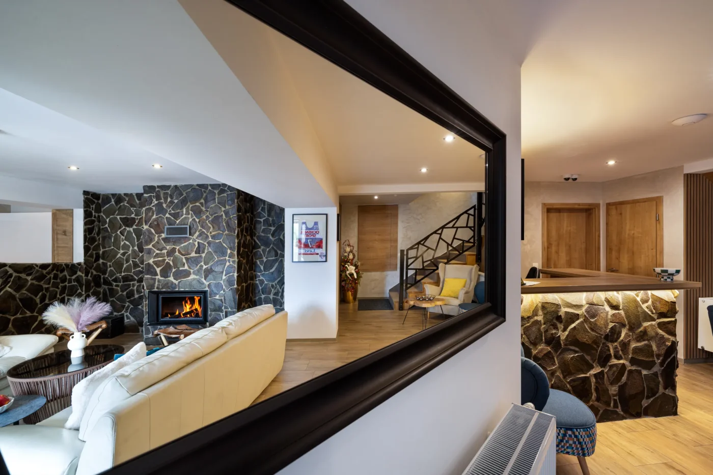 Interiér apartmánu Villa Bellevue