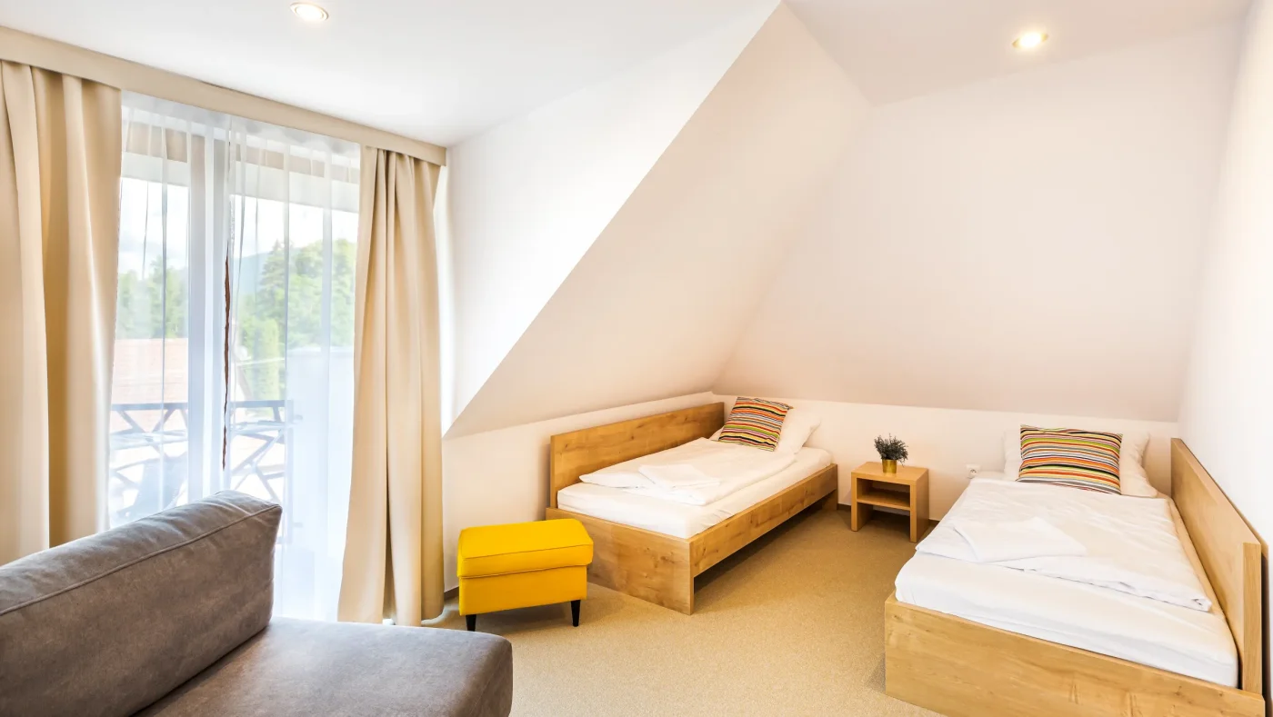 Interiér apartmánu Villa Bellevue